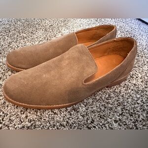 Tecovas suede slip on Mens shoes, size 10, look new